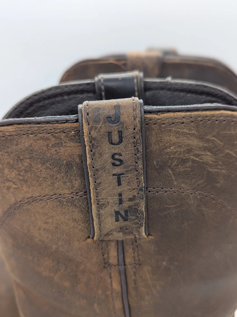 Justin Boots Mens Size 6D Brown Leather Insulated Waterproof Work Boots Rugged